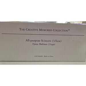 Creative Memories All Purpose Scissors Box or 3 pairs New